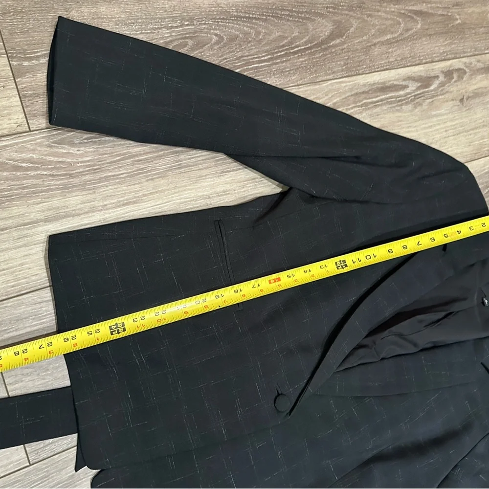 Alex Marie Elegant Black Blazer with Tie - Picture 7 of 8